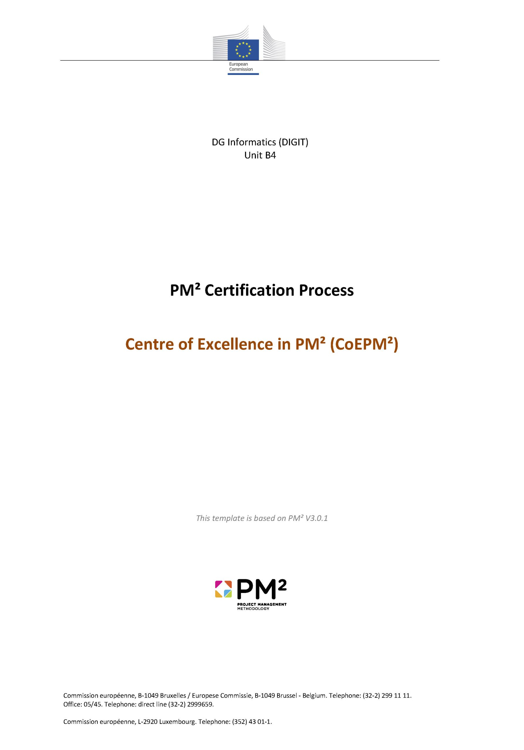 PM² Certification Guidelines - PM² GROUP
